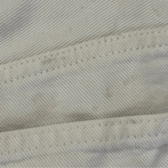 Madewell White Relaxed Denim Shorts - size 25 - Picture 8 of 10